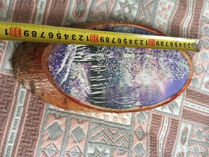 Панно из дерева. Янтарное пано. 15 /20 см