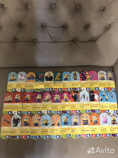 Карточки Миньоны