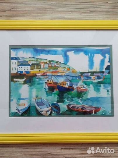 Картина акварель цветы