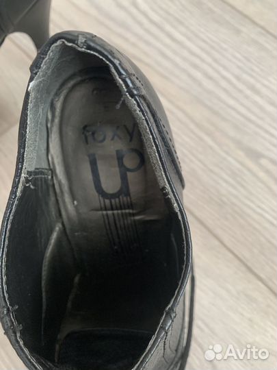 Ботильоны roxy 36 натуральная кожа