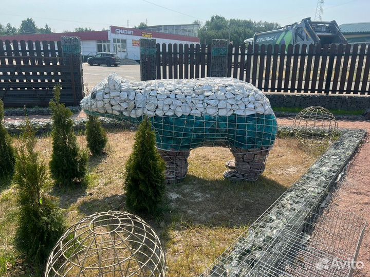 Каркасная фигура, Скульптура для дома и сада