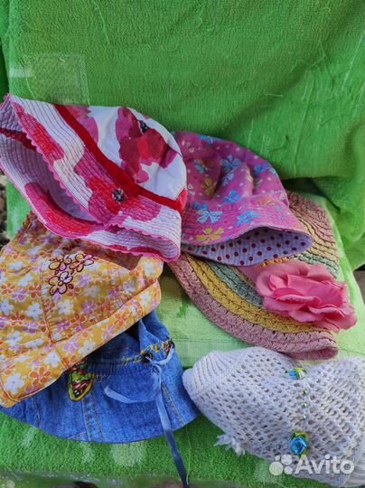 Летние панамы шапки, шапочки на лето