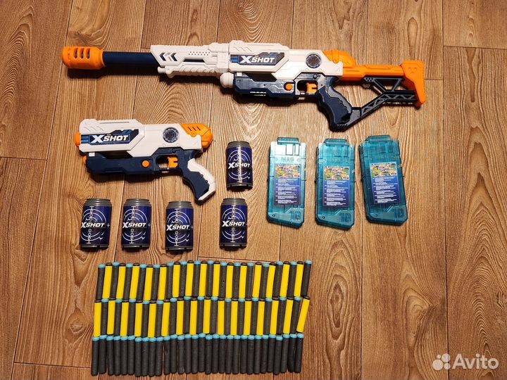 Бластеры X-shot (аналог Nerf)