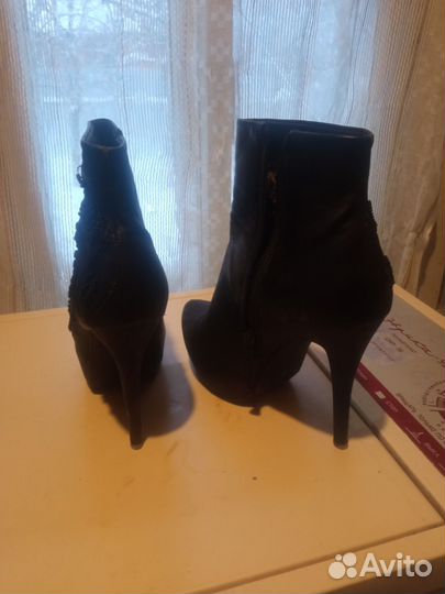 Ботильоны женские 38 размер натуральная кожа