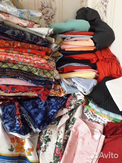 Отрез ткани СССР бязь.сатин.штапел