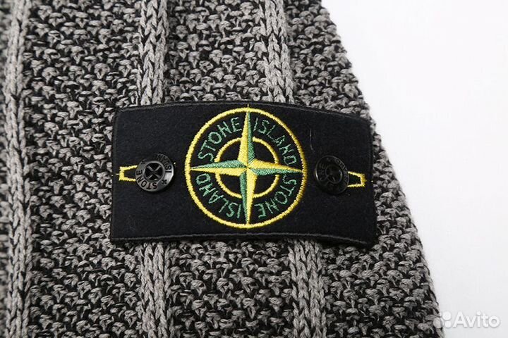 Stone Island свитер из вирджинской шерсти grey