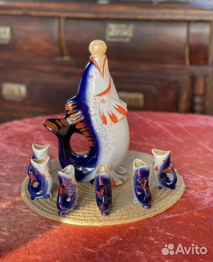 Фарфоровый набор Рыбки