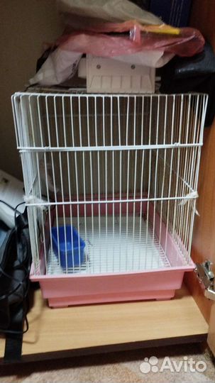 2 клетки и корма для крыс