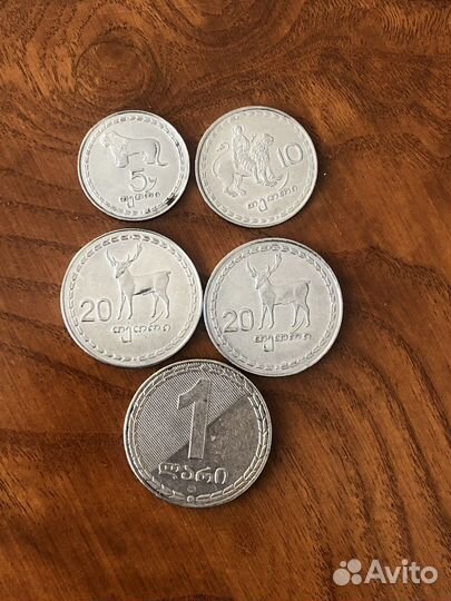 Монеты Грузия цена за лот