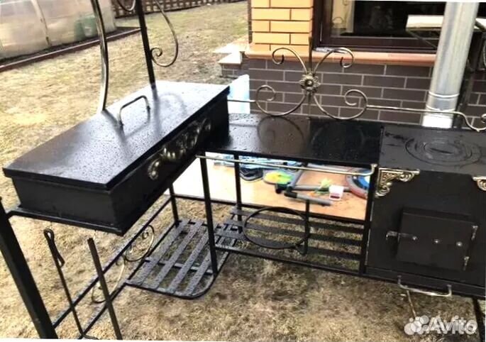 Мангал С крышей