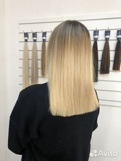 Наращивание волос модель