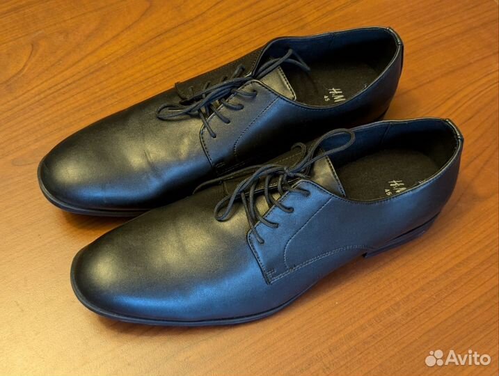 Туфли мужские 45 размер черные H&M