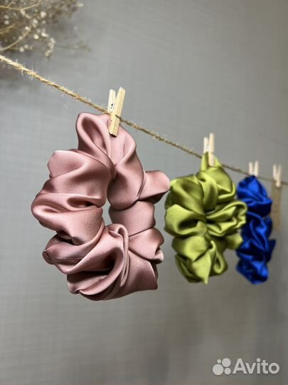 Резинка для волос (атлас, шелк )