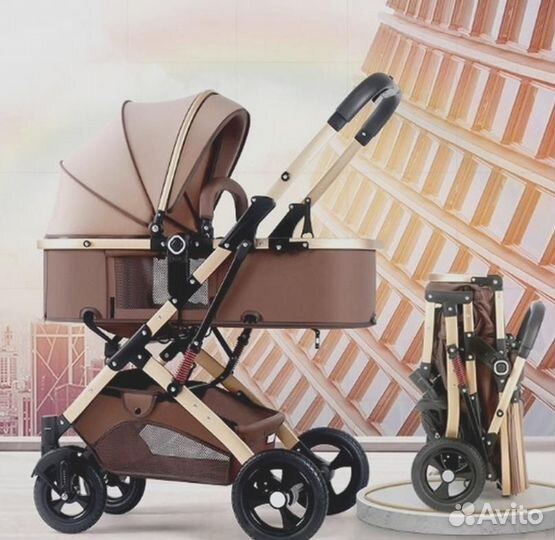 Коляска трансформер 3 в 1 с автолюлькой