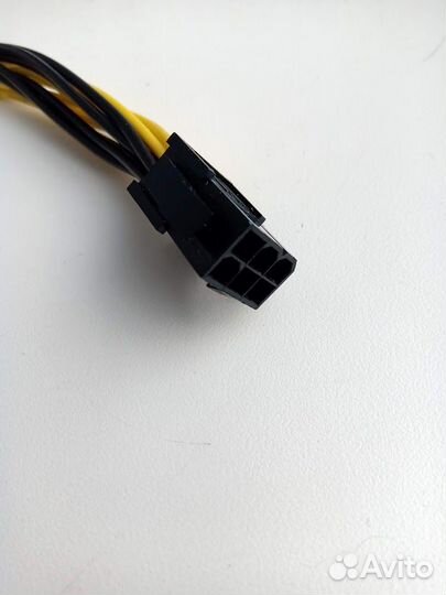 Кабель питания PCI-E 6 pin на 8 pin (6+2 pin)