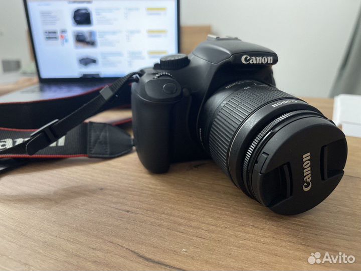 Фотоаппарат Canon EOS 1100D Kit + Телеобъектив