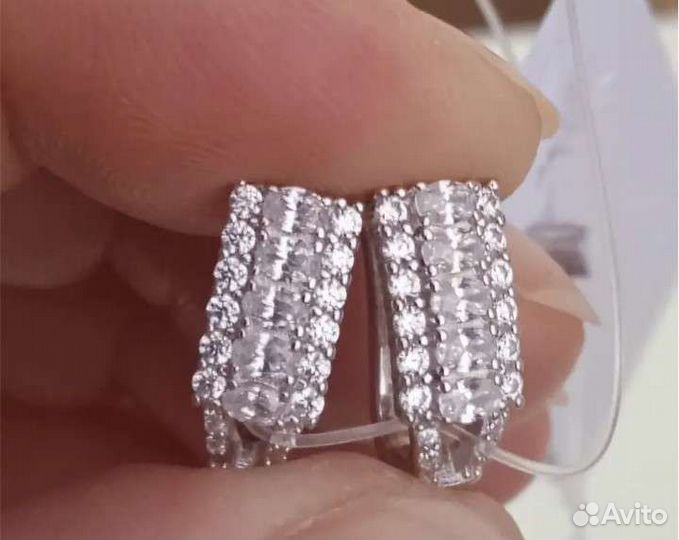 Серебряные серьги 925 проба