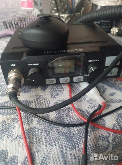Автомобильная рация с антенной