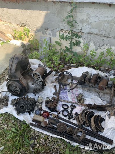 Запчасти на мотоколяску змз