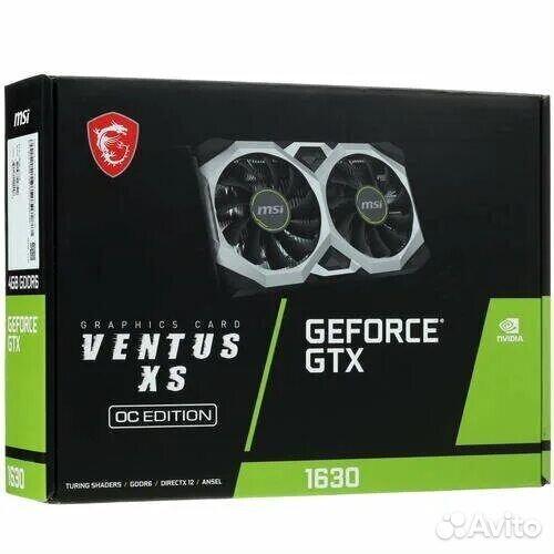 GTX 1630 4 Gb DDR6 Гарантия