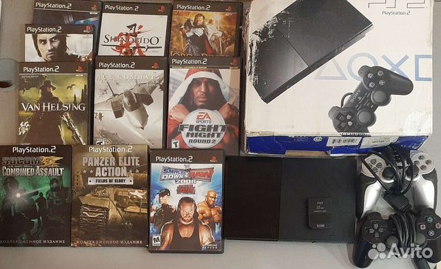 Sony playstation PS2 пс2 + много игр купить в Перми | Электроника | Авито