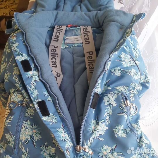 Зимний комбинезон для девочки 104