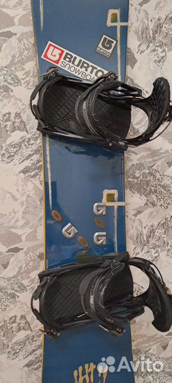 Сноуборд Burton Seven156cm+крепления К2 Cnich