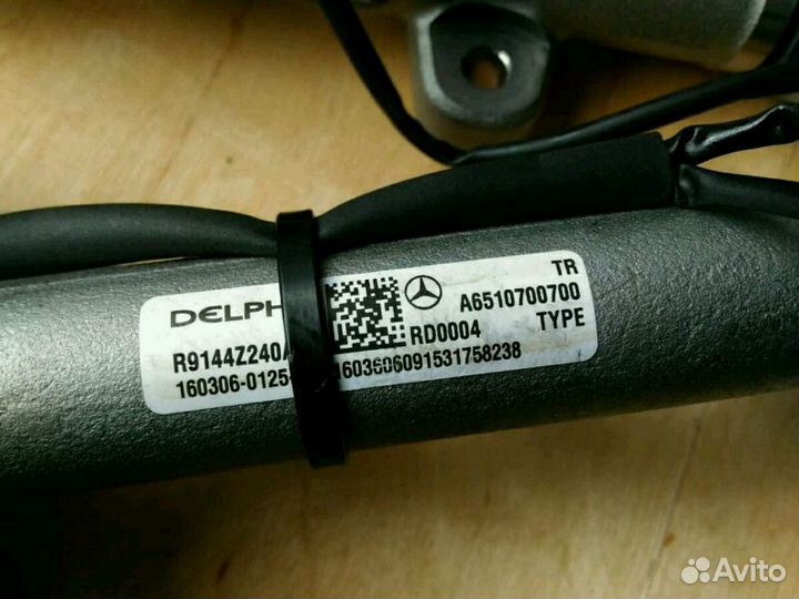 Мерседес 651 топливная рейка рампа A651