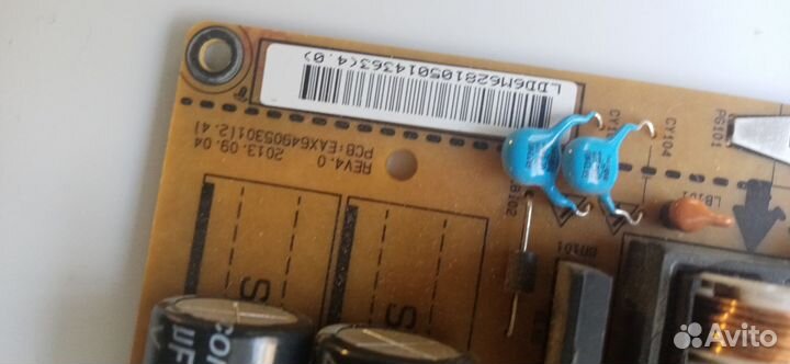 Блок питания и плата управления телевизора LG