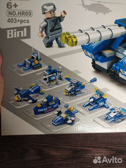 Конструктор танк 8 в 1 новый