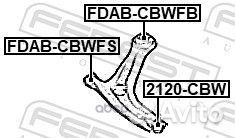 Сайлентблок задний переднего рычага ford ecospo