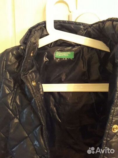 Куртка демисезонная для девочки 116 benneton