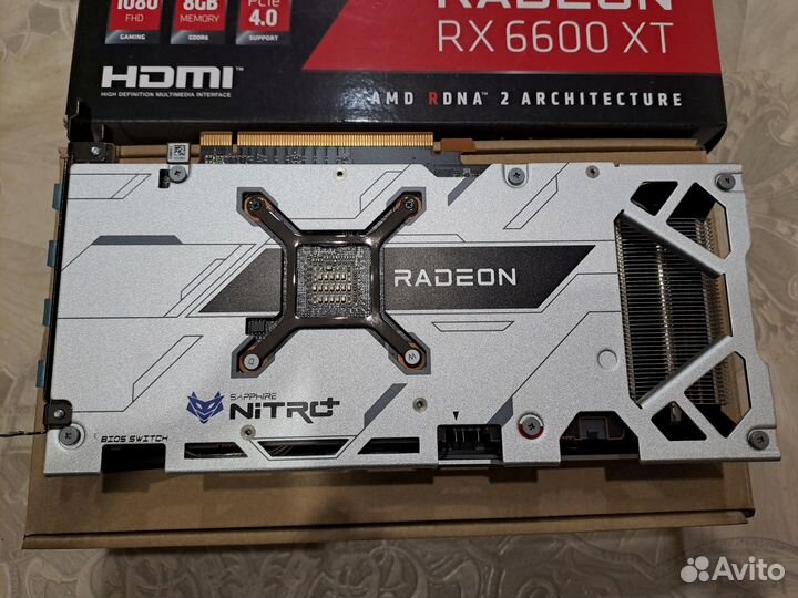 Видеокарты Sapphire 6600XT Nitro+, Pulse