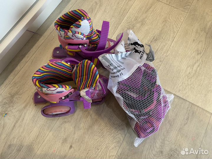 Детские ролики и защита