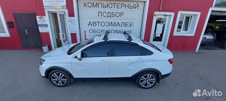 Багажник на крышу LUX city для Лада Веста седан