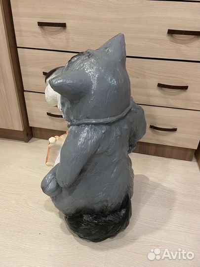 Садовая фигура волк заходи если шо