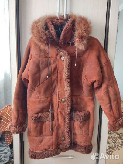 Дубленка детская натуральная кожа и мех