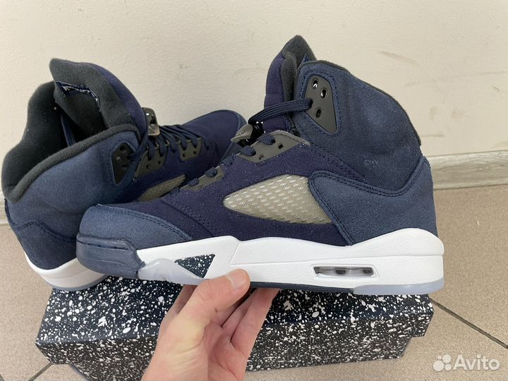 Кроссовки Nike air jordan 5 retro midnight navy