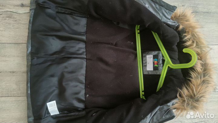 Пуховик зимний для мальчика 116