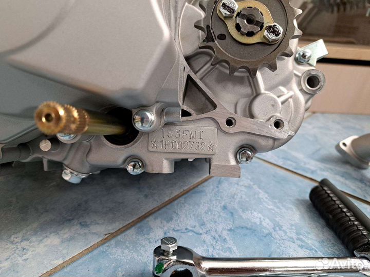 Двигатель 125сс 153fmi питбайк с электростартером