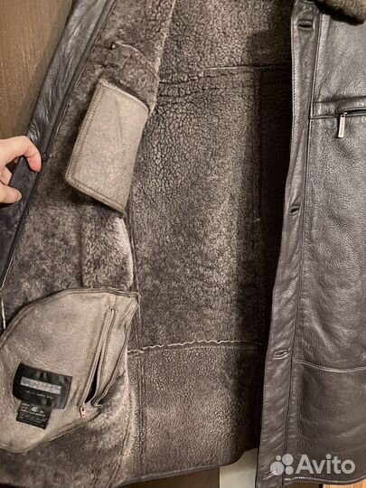 Мужская дубленка 46 размер