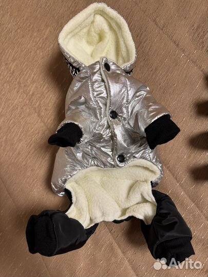 Зимний комбинезон для собаки 3кг