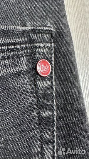 Джинсы скинни черные