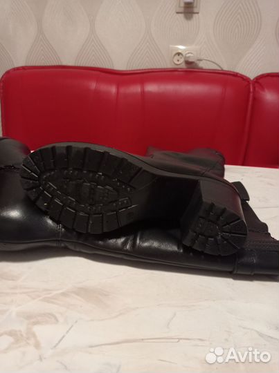 Сапоги женские натуральная кожа 38