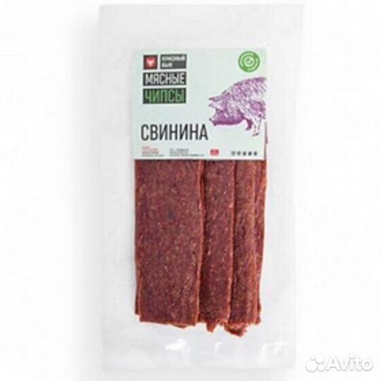 Мясные чипсы Красный Бык из Свинины 100 г