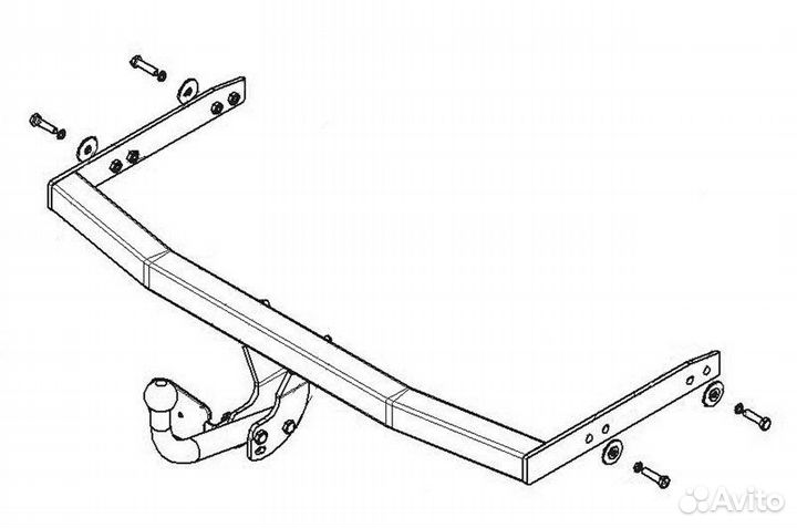 Фаркоп Volkswagen Golf IV 1997/Skoda Octavia 1996