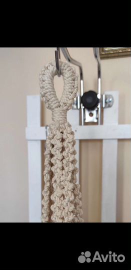 Кашпо подвесное макраме