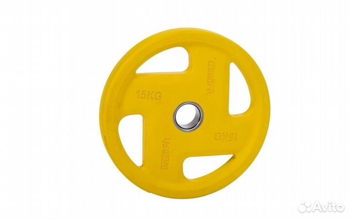 Диск обрезиненный fassion, 15 кг / диаметр 51 мм