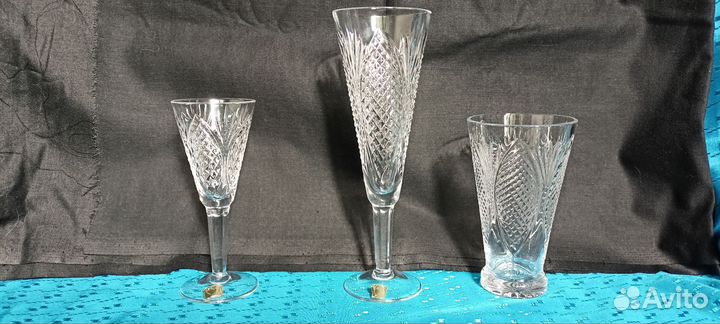 Фужеры, бокалы, рюмки