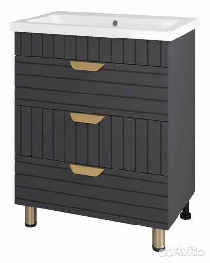 Тумба с раковиной Brevita Gloster glos-06070-48-2